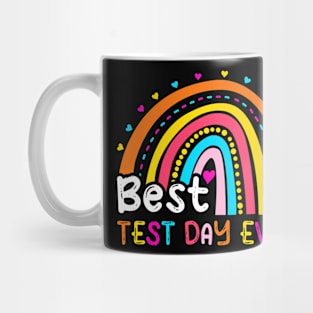 Best Test Day Ever Exam Testing Leopard Rainbow Teacher Life Mug